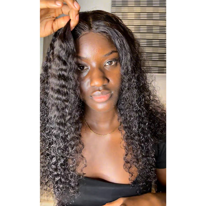 Influencer Show | 22''Curly Wig | Glueless Frontal Wig 13×4 Lace