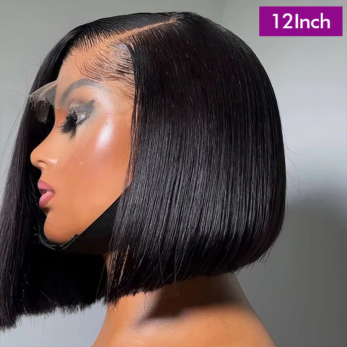 Real Show | Super Double Drawn Bob Wig | Frontal/Closure HD Lace Or Glueless (8-16'')