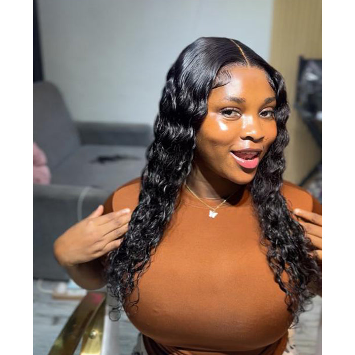 Real Show | Deep Wave Wig | Frontal/Closure HD Lace Glueless (14-32'')