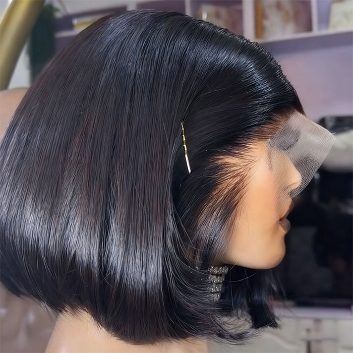 Real Show | Super Double Drawn Bob Wig | Frontal/Closure HD Lace Or Glueless (8-16'')