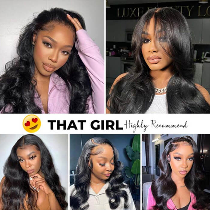 BOGO-Body Wave Wig 4x4 5x5 13x4 Transparent HD Lace Human Hair Wig