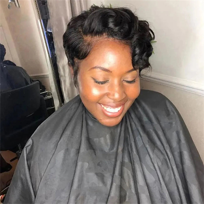 Real Show | Pixie Bob Wig |  Frontal HD Lace Or Glueless 8''