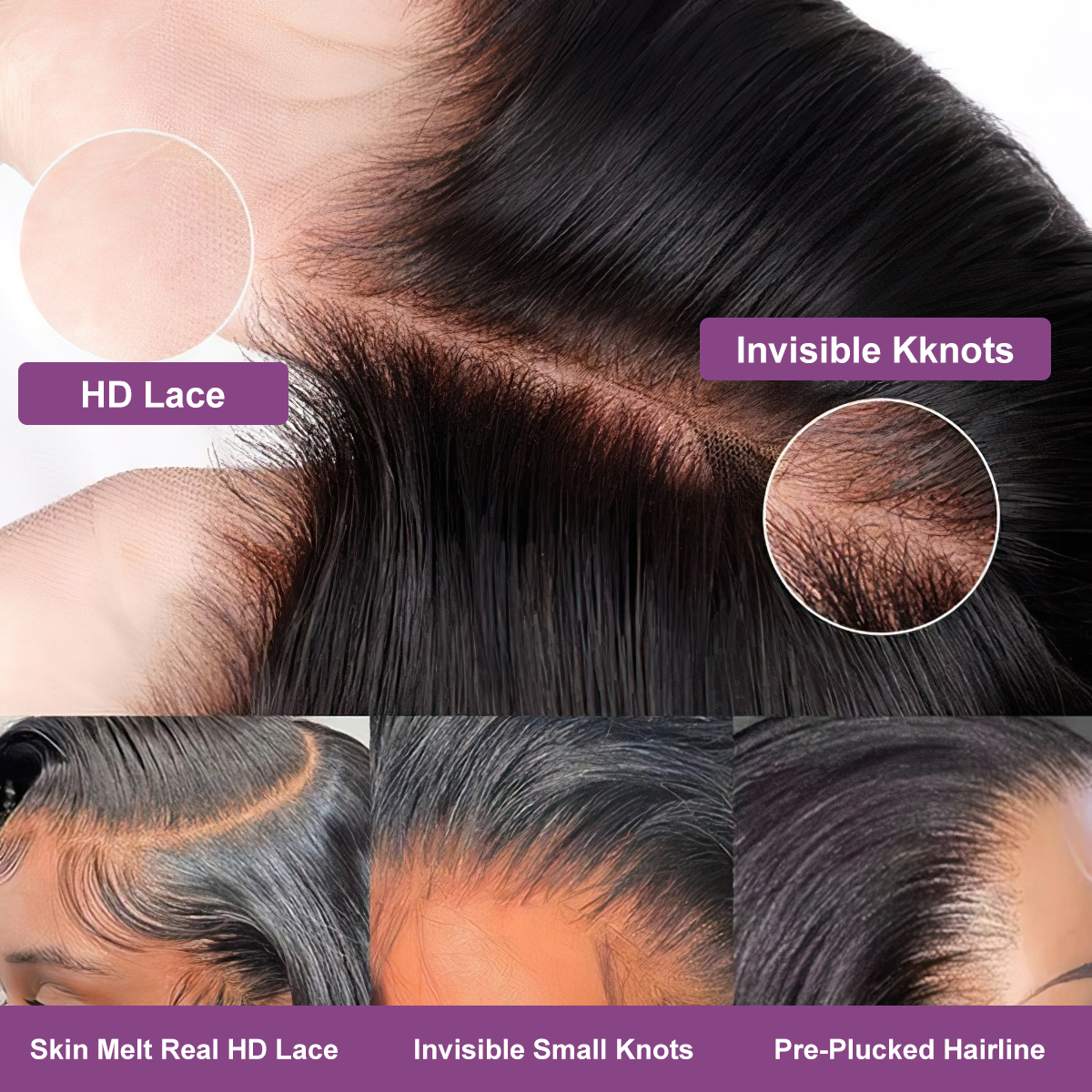 Bouncy Loose Wave 13x4 HD Pre-cut Wear Go Glueless Wigs