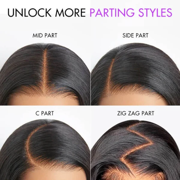 Jerry Curly 13x4 HD Transparent Lace Front Human Hair Wigs For Women
