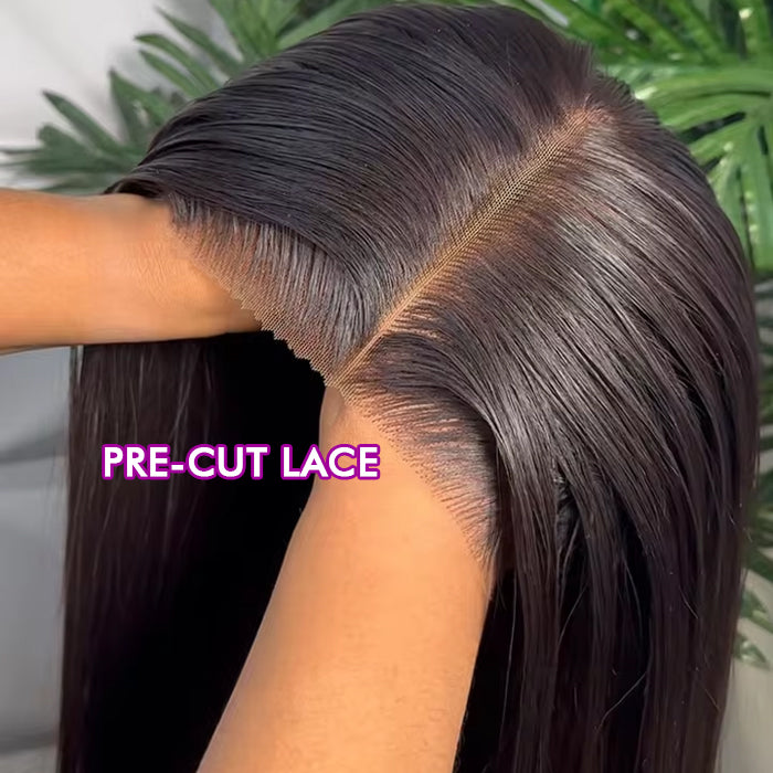 Glueless Wear And Go Glueless Wigs Water Wave HD Wig Transparent Lace Frontal Human Hair
