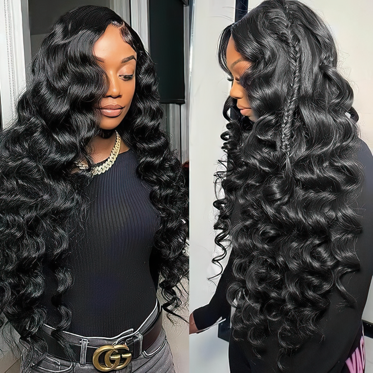 Bouncy Loose Wave 13x4 HD Pre-cut Wear Go Glueless Wigs