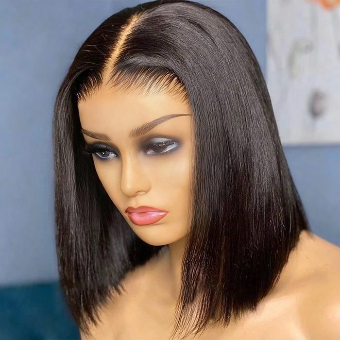 Influencer Show |10'' Straight Bob Wig | Glueless Frontal 13×4 Lace