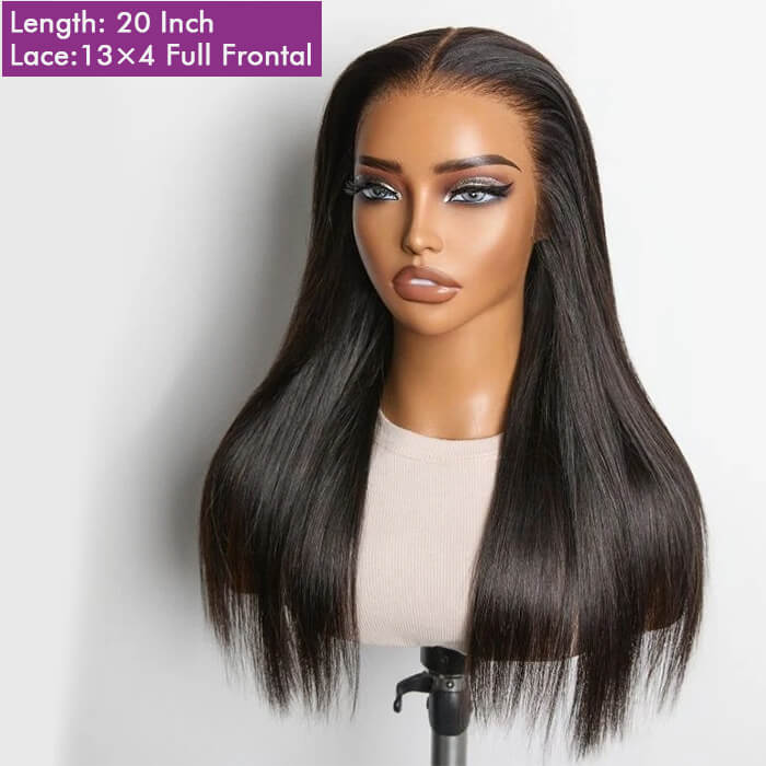 Straight Lace Front Wigs Human Hair 13x4 HD Lace Frontal 100% Human Hair For Women