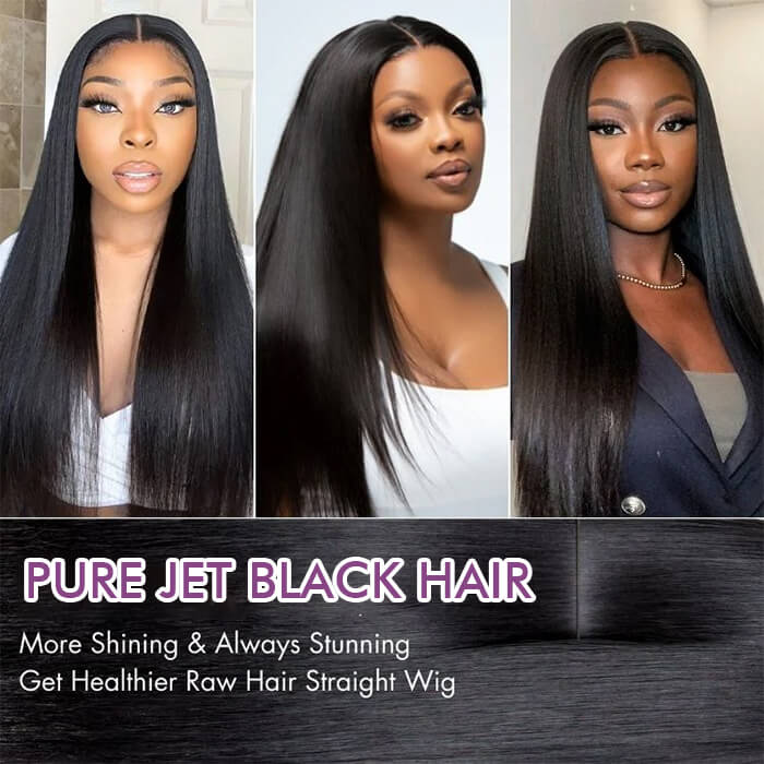 Bone Straight 13x4 HD Lace Front Wig For Women Brazilian Hair