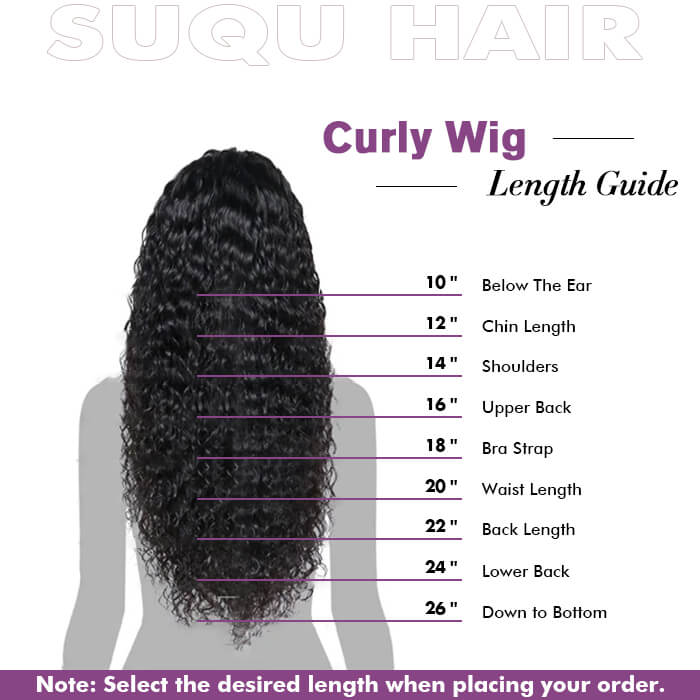 BOGO-Suqu Hair Transparent 13x4 Lace Front Wig Deep Wave Brazilian Human Hair