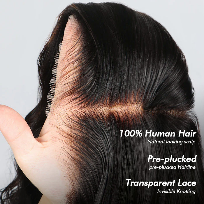 Real Show | Straight Wig | Drawstring Pull Go |Closure HD Lace Glueless Wig (12-32'')