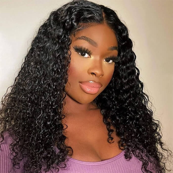 2 Glueless Wigs Set | 22'' 4x4 HD Lace Closure Straight Wig+20'' 13x4 Lace Frontal Curly Wig