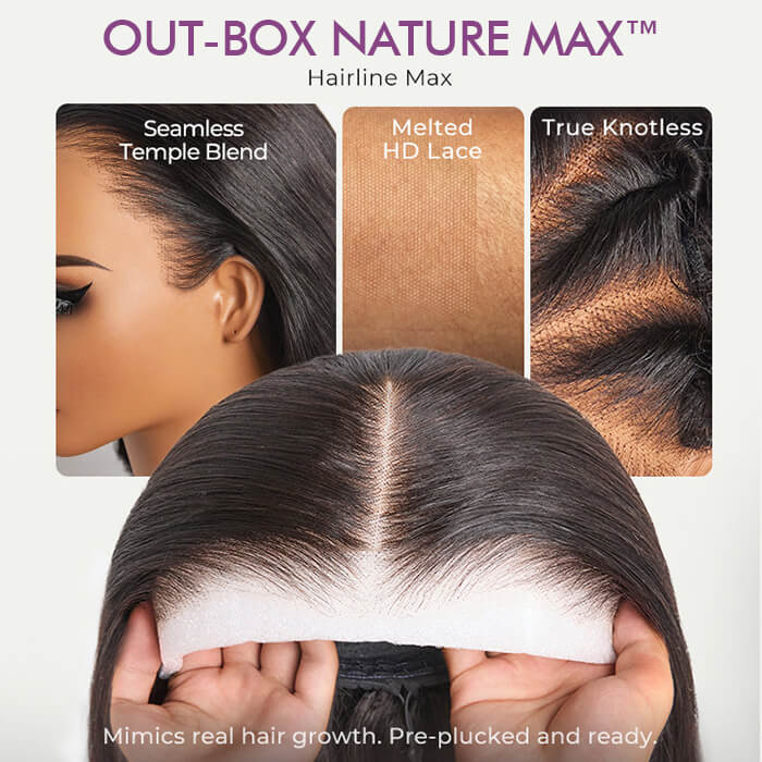 Pull Go Glueless Wig Silky Straight With Drawstring Natural Black 100% Human Hair Wig