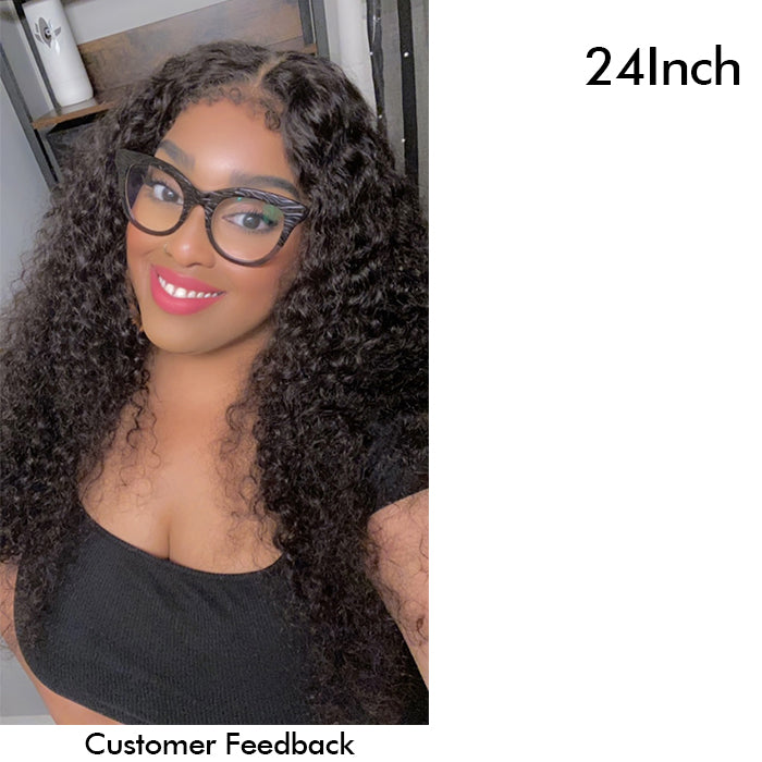 Real Show |4C Edge Hairline | Deep Wave Wig | Frontal/Closure HD Lace Or Glueless (14-32'')