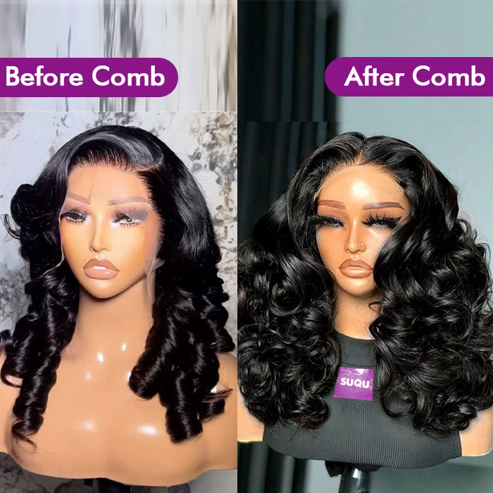 Real Show | Bouncy Wavy Egg Curl Wig | Frontal/Closure HD Lace Or Glueless (12-32'')