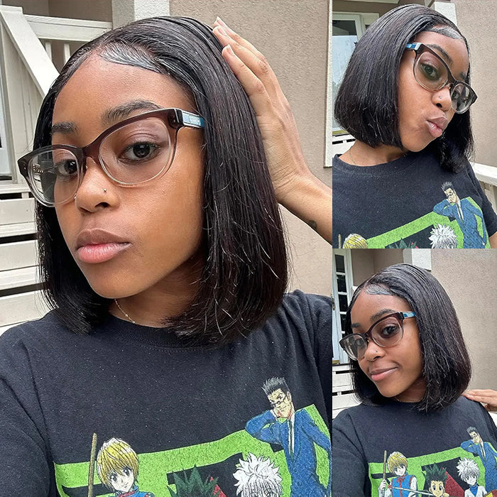 Real Show | Super Double Drawn Bob Wig | Frontal/Closure HD Lace Or Glueless (8-16'')