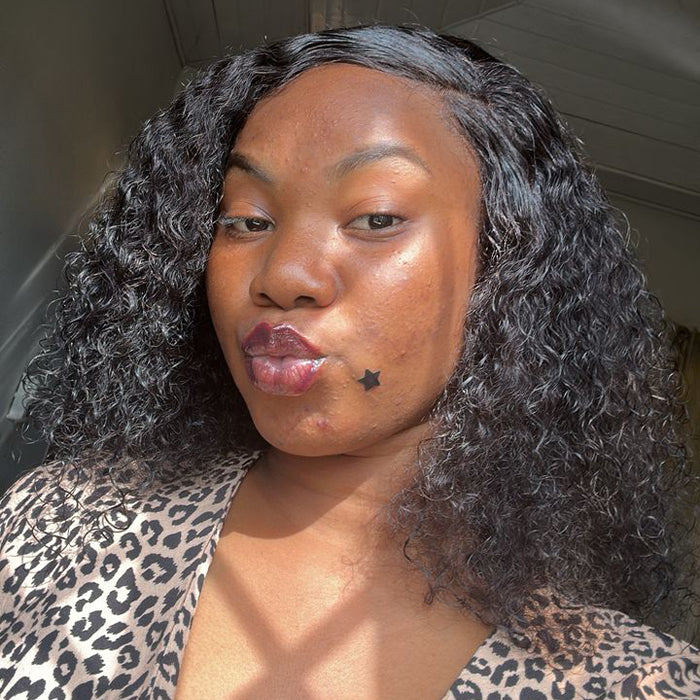 Influencer Show |14''Curly Wig | Glueless Closure 5×5 Lace