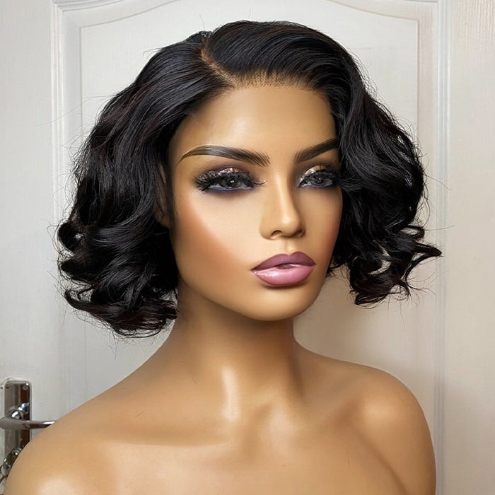 Wholesale Price | 12'' Bouncy Body Wave Bob Wig | Glueless Frontal/Closure HD Lace
