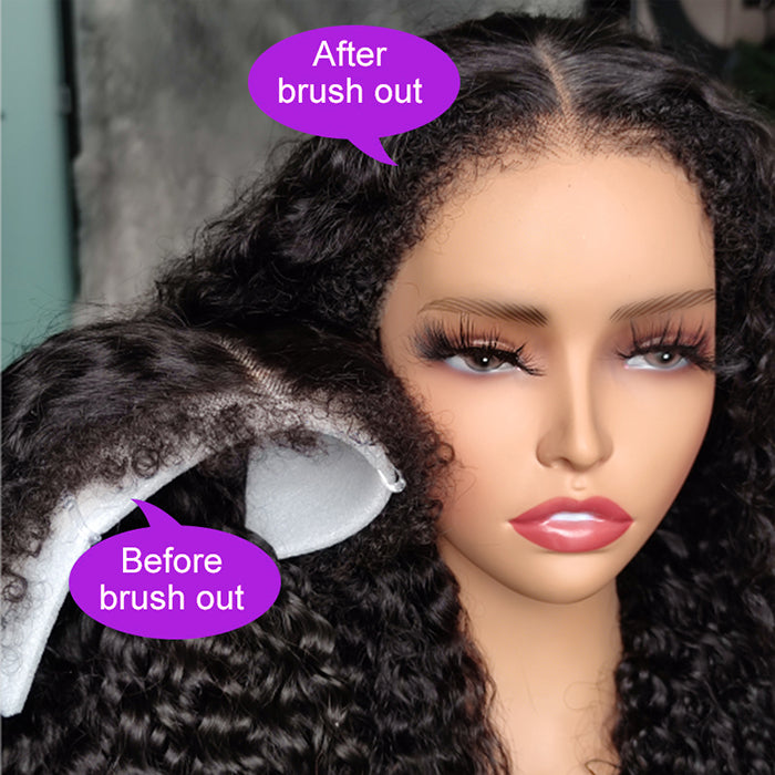 Real Show |4C Edge Hairline | Deep Wave Wig | Frontal/Closure HD Lace Or Glueless (14-32'')