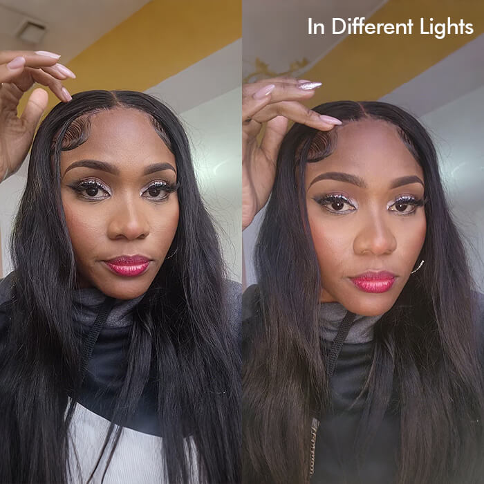 Straight Lace Front Wigs Human Hair 13x4 HD Lace Frontal 100% Human Hair For Women