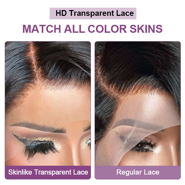 Pre Plucked 13x4 Lace Front Wig Water Wave Wig 100% Human Hair For Women