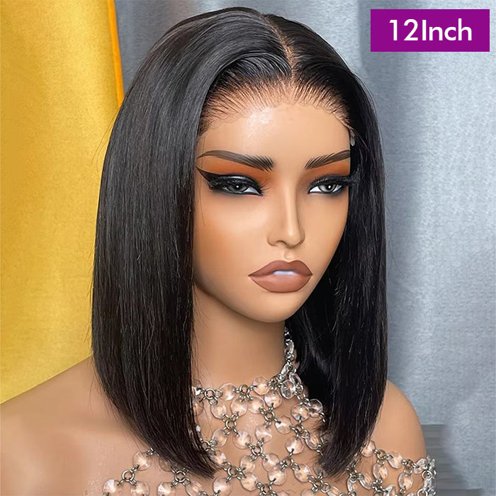 Real Show | Super Double Drawn Bob Wig | Frontal/Closure HD Lace Or Glueless (8-16'')