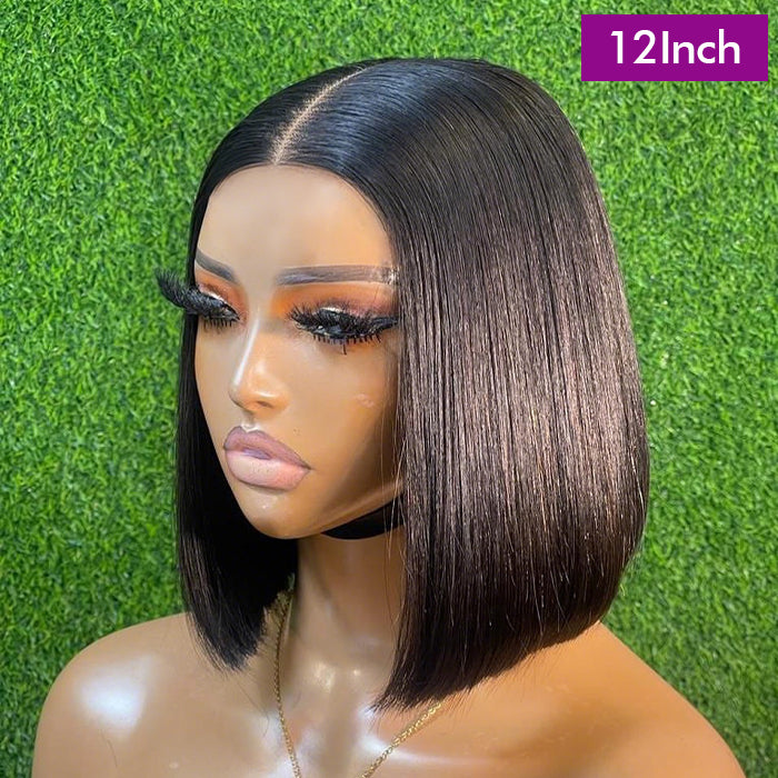 Real Show | Super Double Drawn Bob Wig | Frontal/Closure HD Lace Or Glueless (8-16'')
