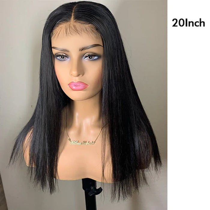 Real Show | Straight Wig | Drawstring Pull Go |Closure HD Lace Glueless Wig (12-32'')