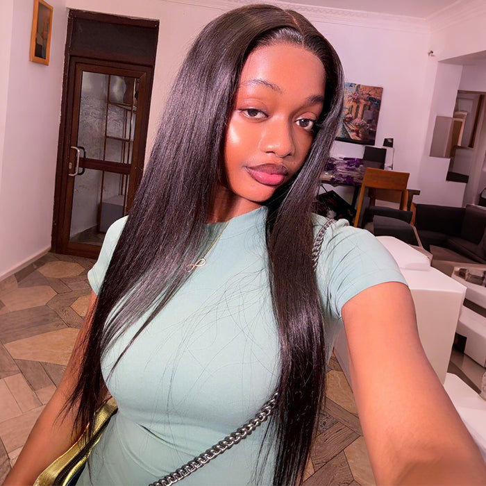 Influencer Show | 22'' Straight Wig | Glueless Closure Wig 4×4 Lace