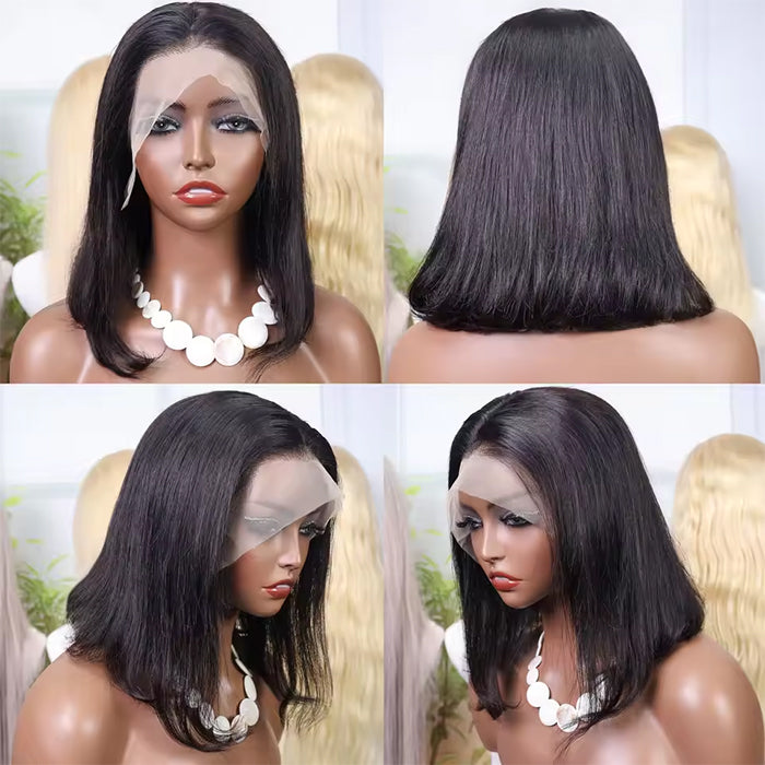 Real Show | Super Double Drawn Bob Wig | Frontal/Closure HD Lace Or Glueless (8-16'')