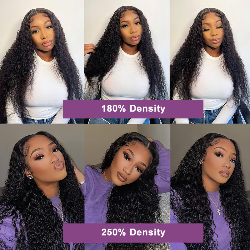 Jerry Curl 2x6 5x5 Lace Closure Wig Human Hair Wigs Pre Plucked